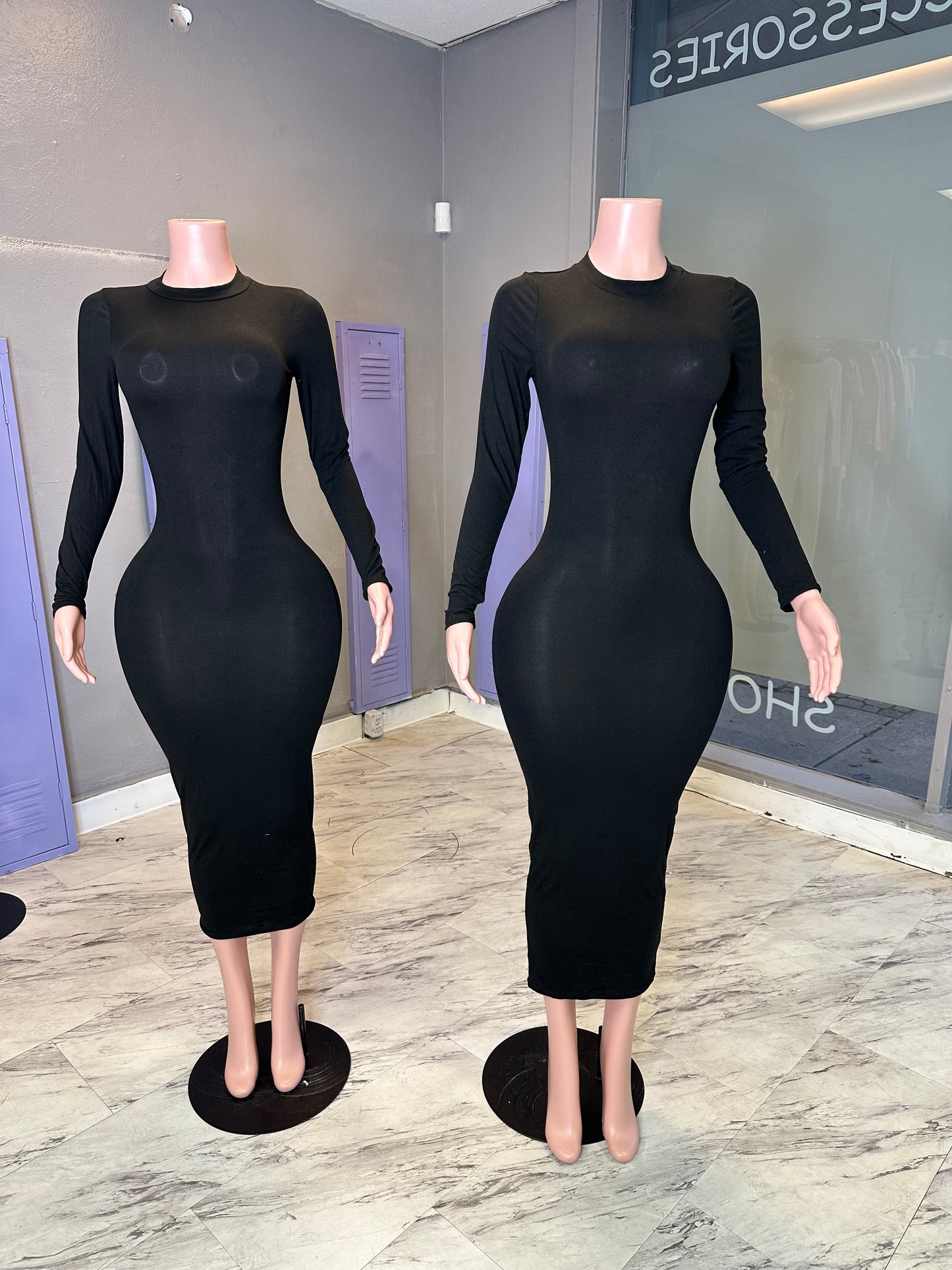 Midnight Basic Long Dress