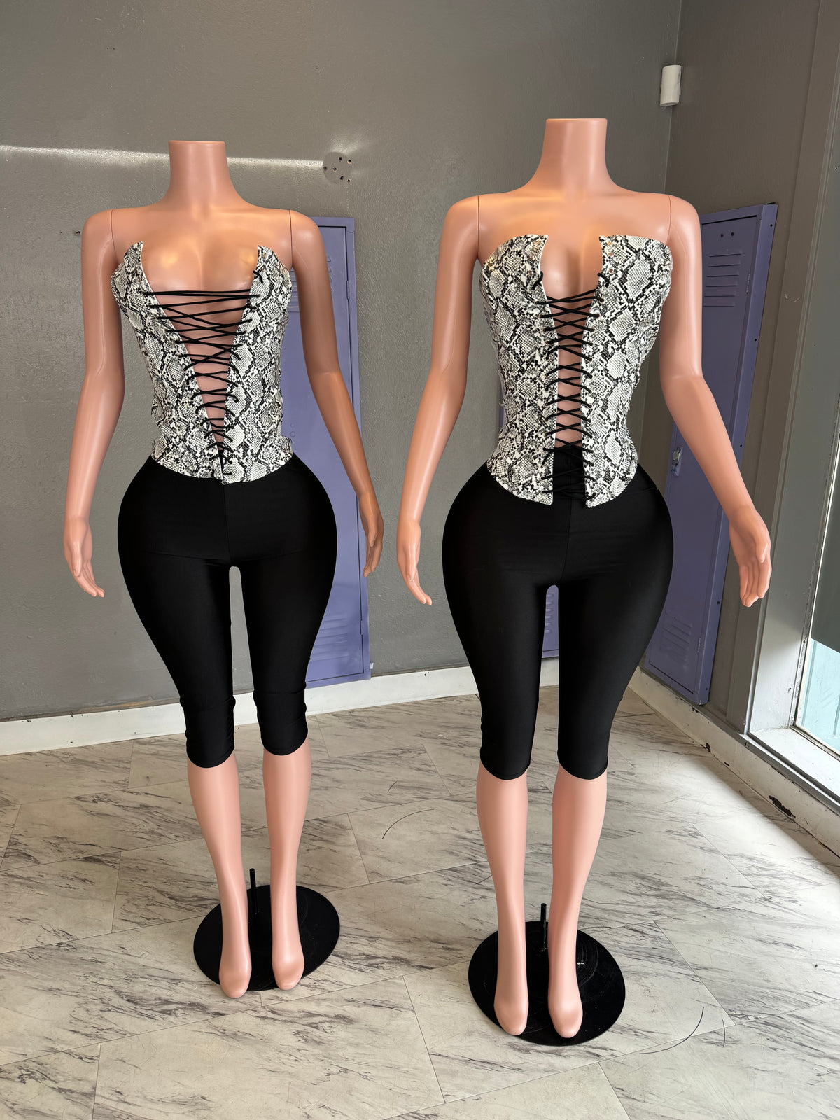Bandage Capri Leggings