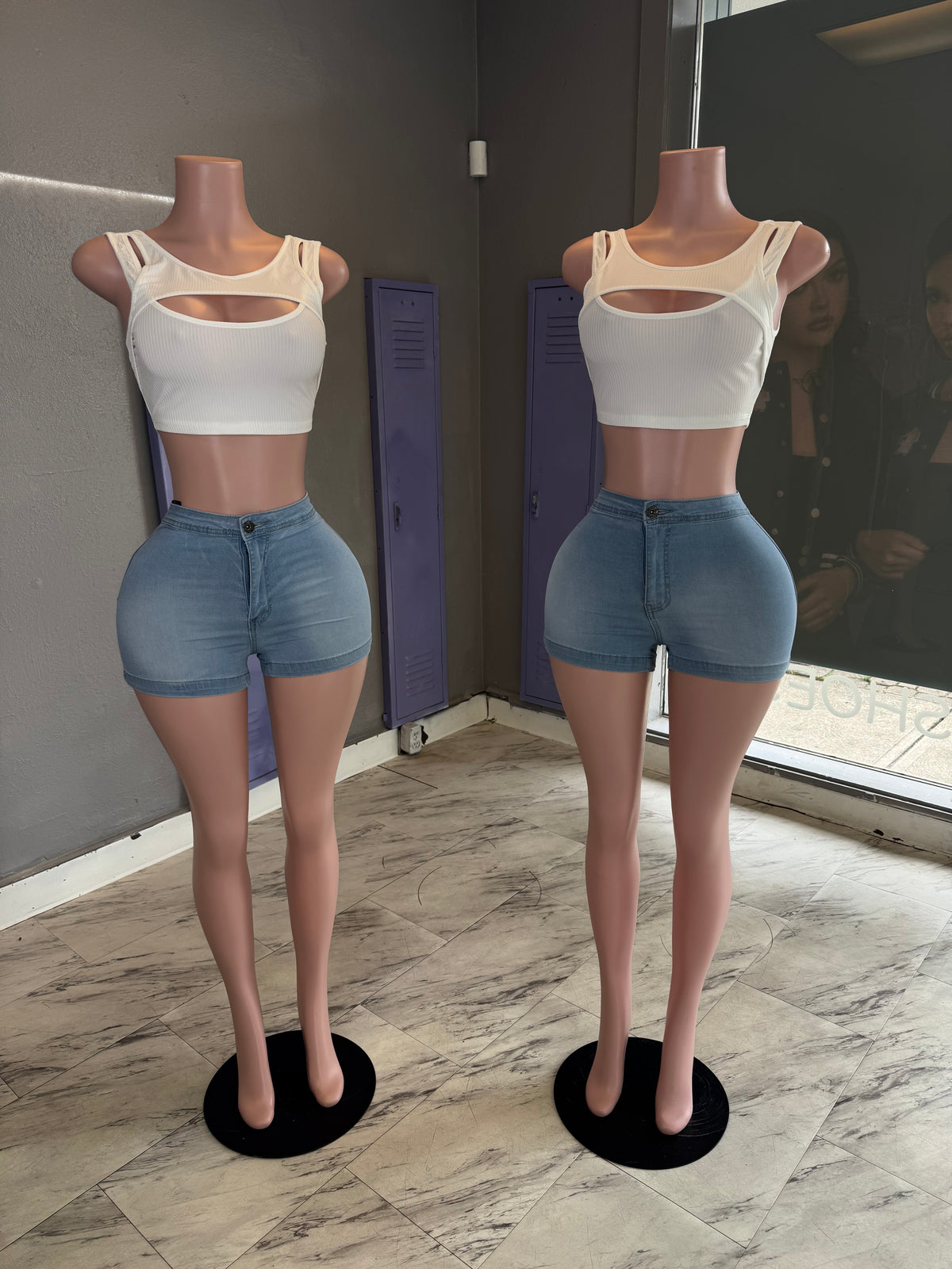 White Crop Top