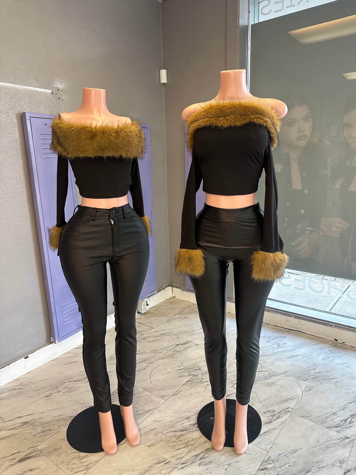 Jackie Leather Tights