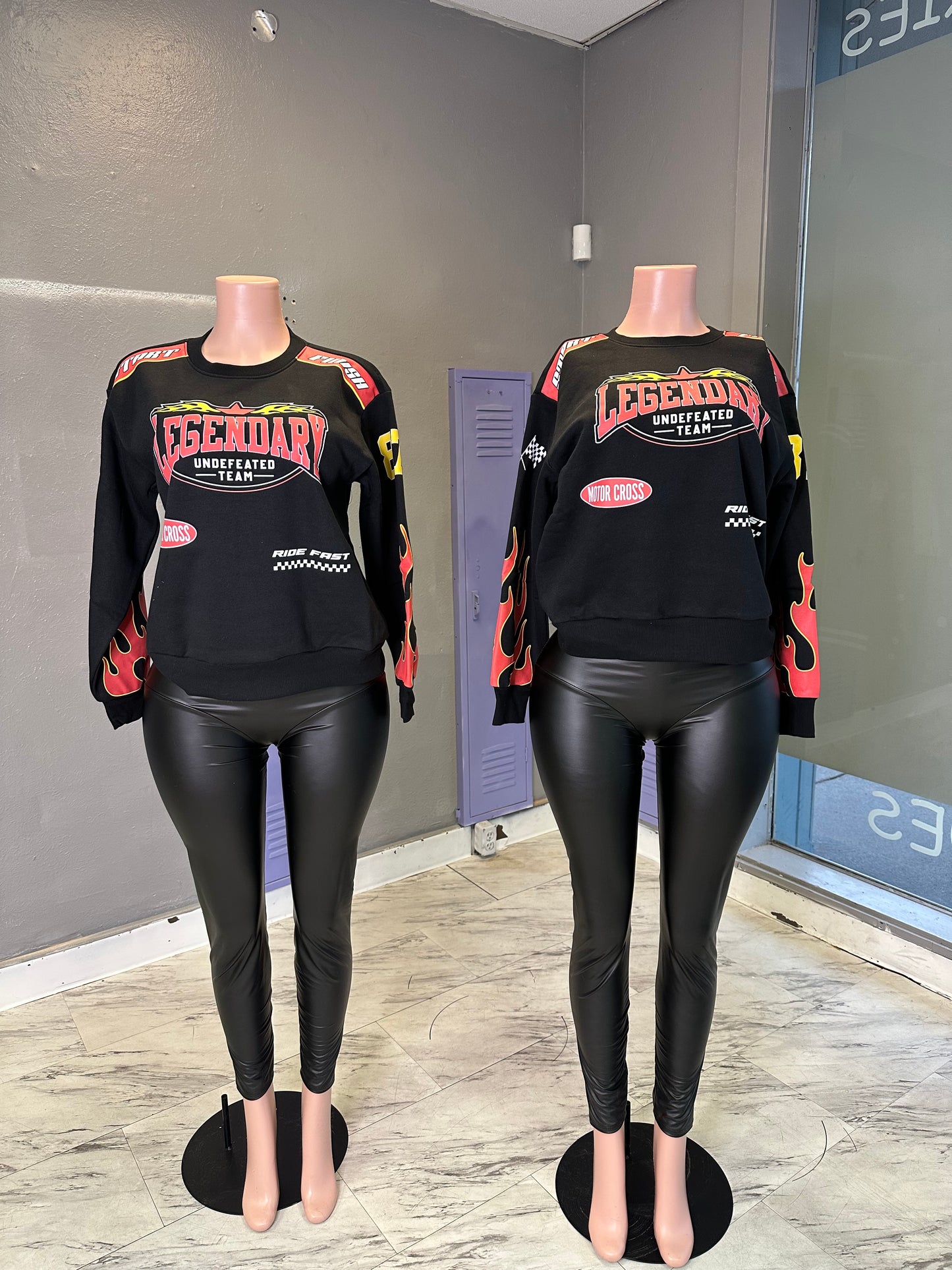 Racer Graphic Sweater