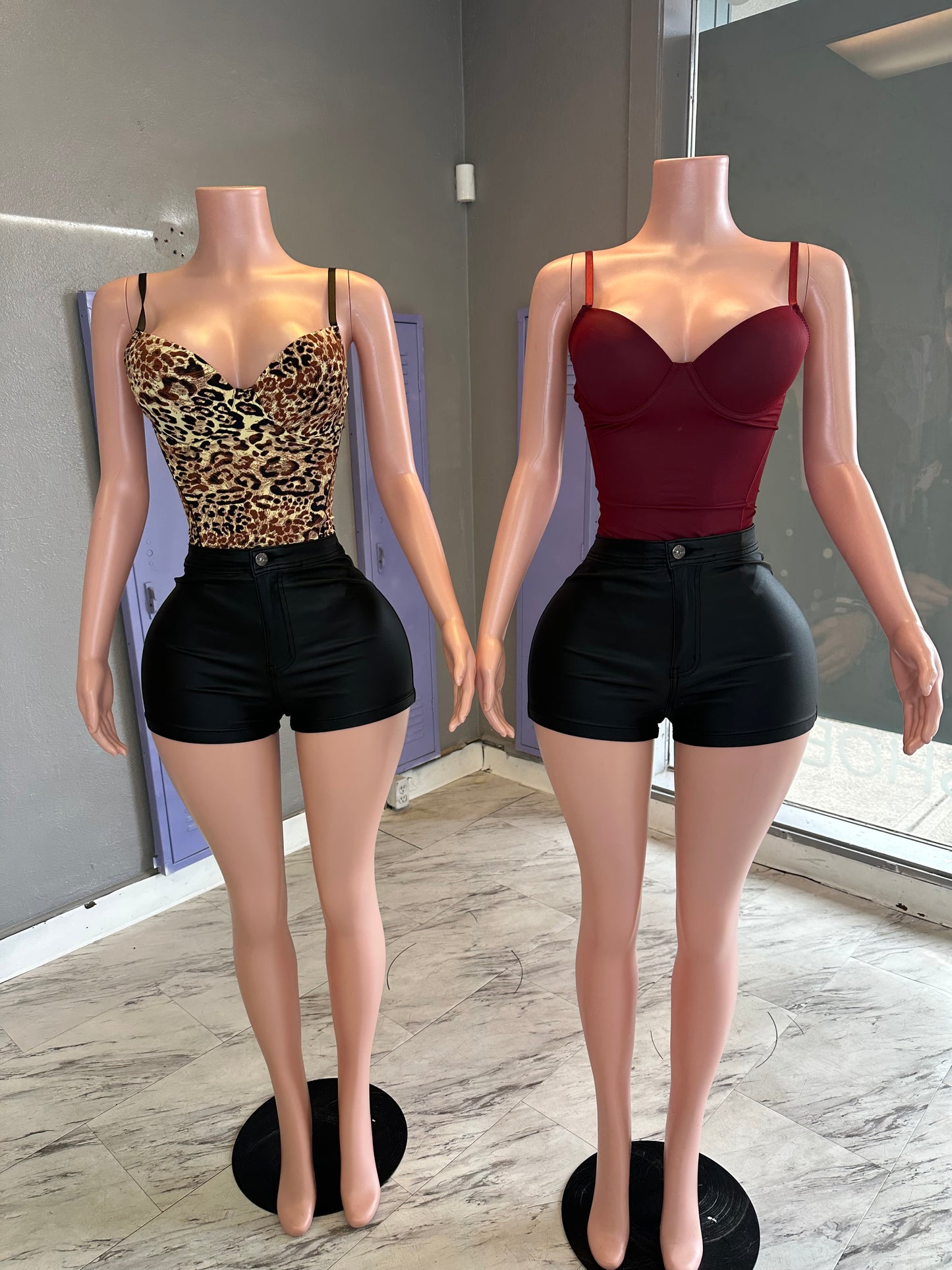 Bombshell Shorts ( Leather )