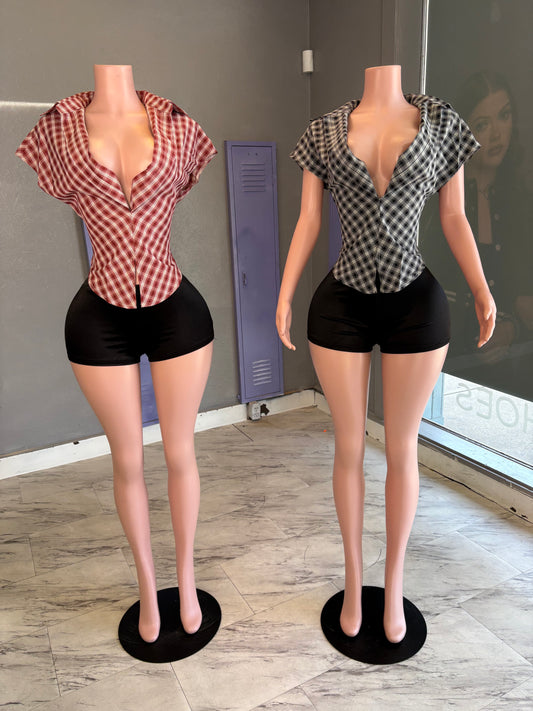 Tiffany Plaid Blouse