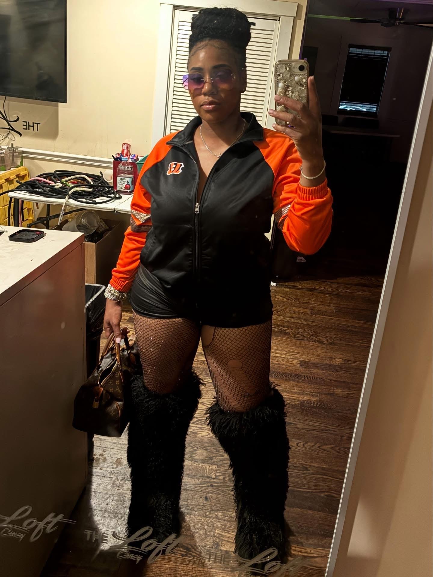 Poodle Mongolian Boots  ( Thigh Highs )