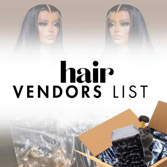 HAIR VENDOR'S LIST