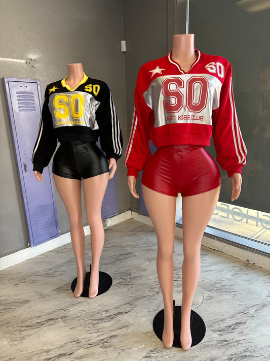 Vira Leather Shorts