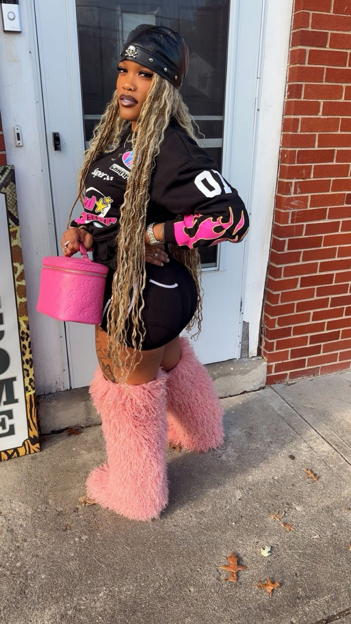 Poodle Mongolian Boots  ( Thigh Highs )